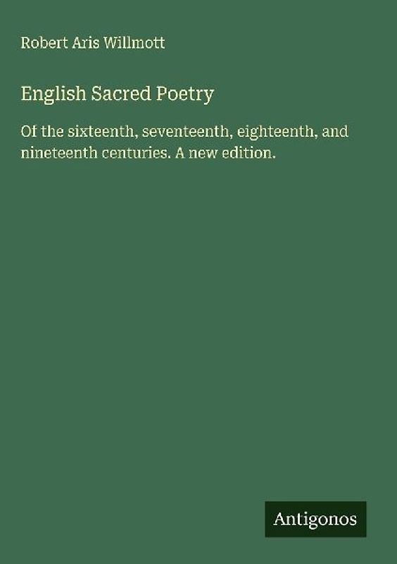 English Sacred Poetry
