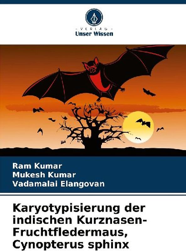 Karyotypisierung der indischen Kurznasen-Fruchtfledermaus, Cynopterus sphinx