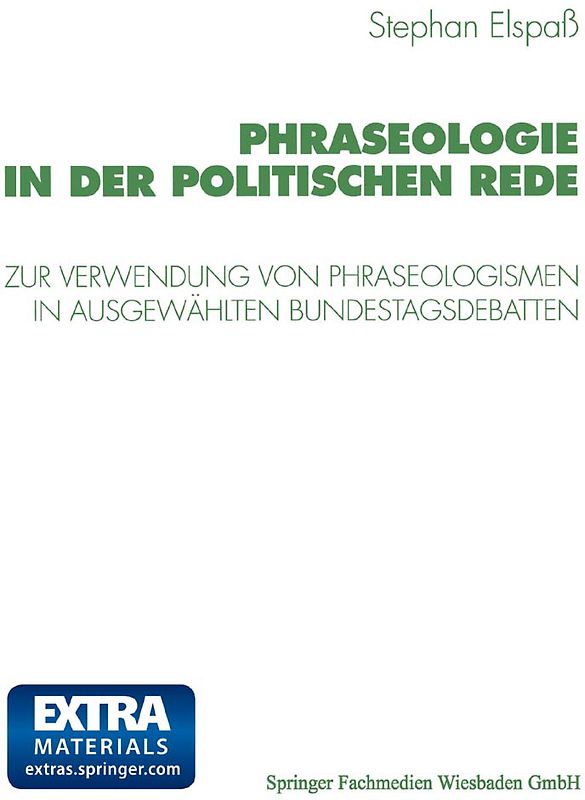 Phraseologie in der Politischen Rede