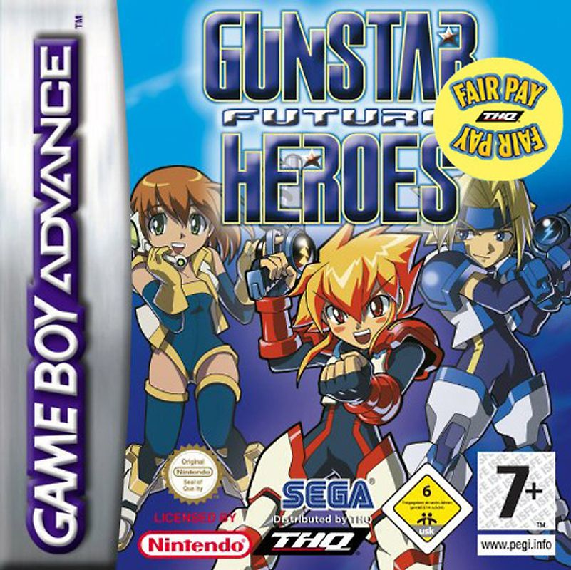 Gunstar Future Heroes Nintendo Game Boy Advance