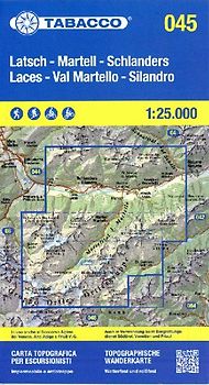 Tabacco Wandern Latsch Martell 1:25000