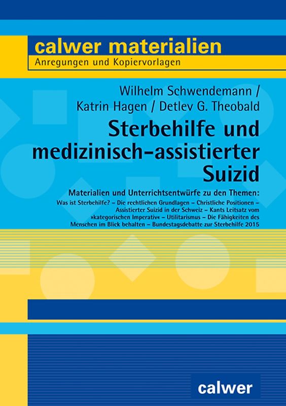Sterbehilfe und medizinisch-assistierter Suizid