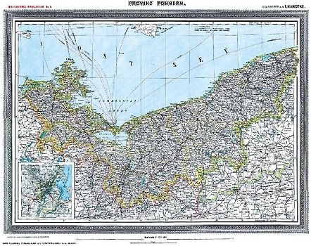 Provinz POMMERN - um 1903 [gerollt]