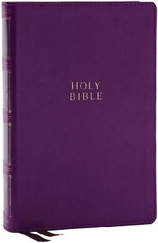 KJV Holy Bible: Compact Bible with 43,000 Center-Column Cross References, Purple Leathersoft, Red Letter, Comfort Print (Thumb Indexing): King James Version