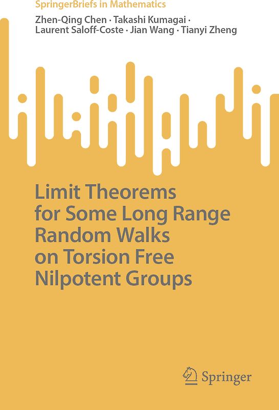 Limit Theorems for Some Long Range Random Walks on Torsion Free Nilpotent Groups