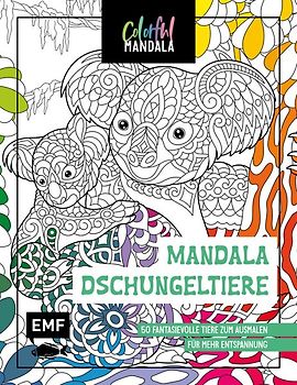 Colorful Mandala – Mandala – Dschungeltiere