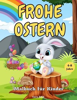 Frohe Ostern Malbuch für Kinder: Lustiges Beschäftigungsbuch für Kleinkinder und Vorschulkinder. Aktivitäten zu Ostern und in den Frühlingsferien. Die ... Geschenke für Jungen und Mädchen..