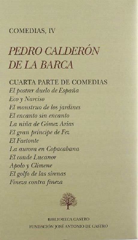 Comedias : cuarta parte de comedias