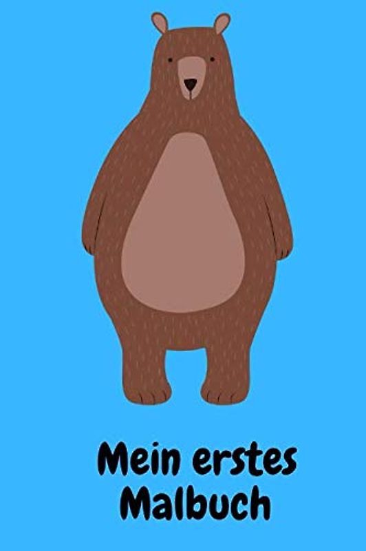 Mein erstes Malbuch: Malbuch mit 120 leeren Seiten mit Punkteraster - ideal für Kinder