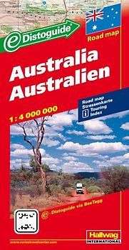 Hallwag Strassenkarte Australien 1:4 Mio.