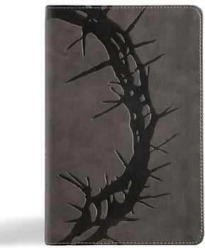 NASB Large Print Personal Size Reference Bible, Charcoal Leathertouch, Indexed