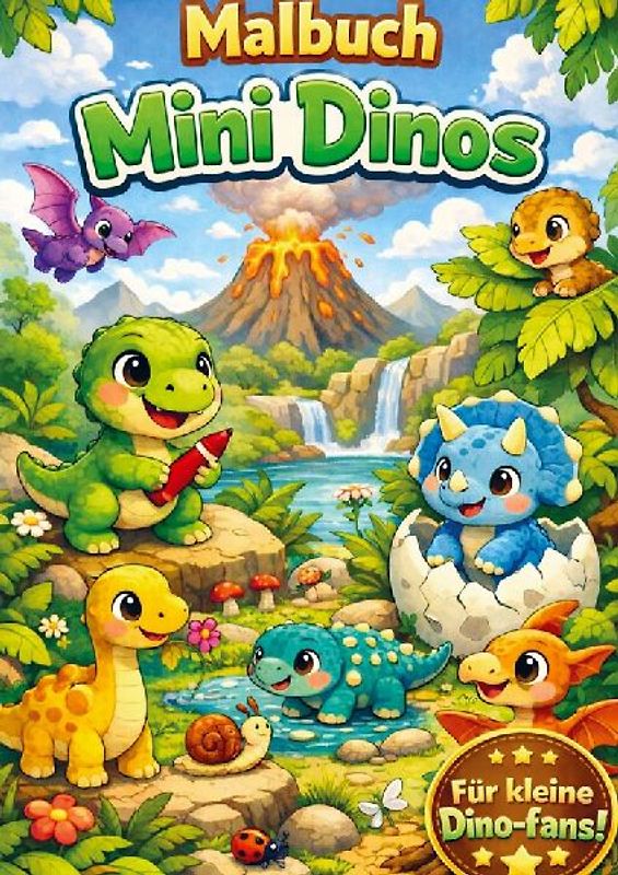 Malbuch, Mini dinos