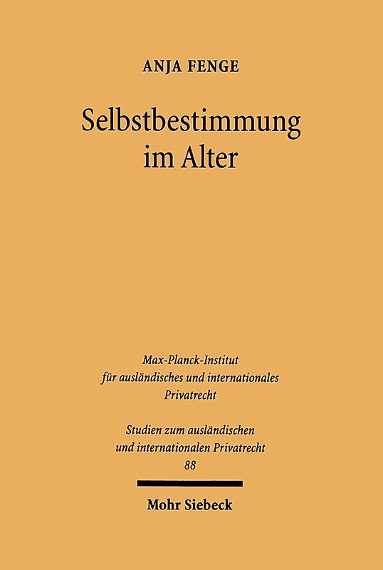 Selbstbestimmung im Alter