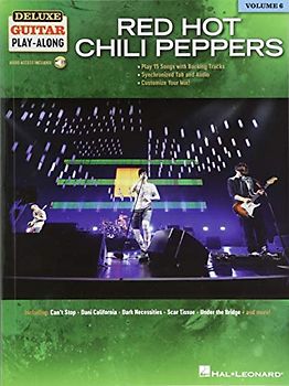 Red Hot Chili Peppers Deluxe Guitar Play-Along Volume 6 Book/Online Audio