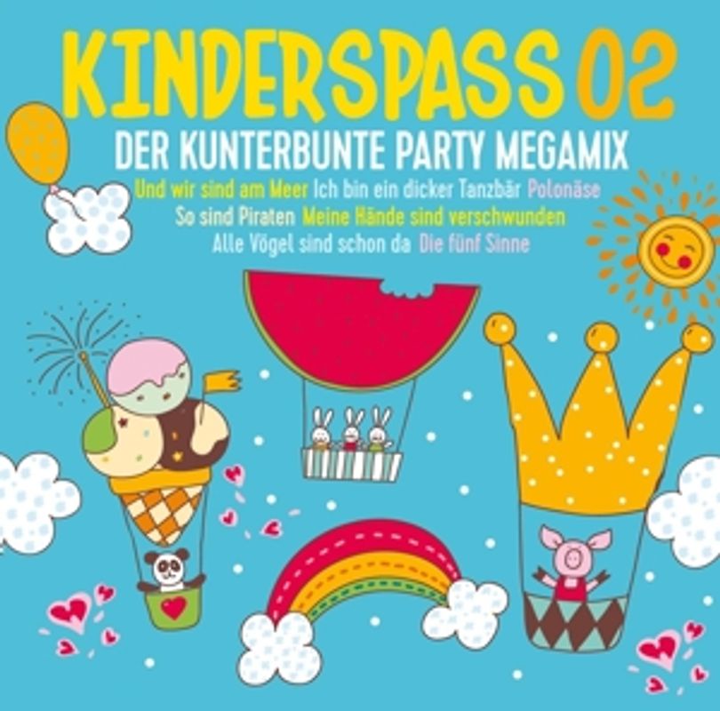 Various - Kinderspass Vol.2-Der Kunterbunte Party Megamix [2 CDs]