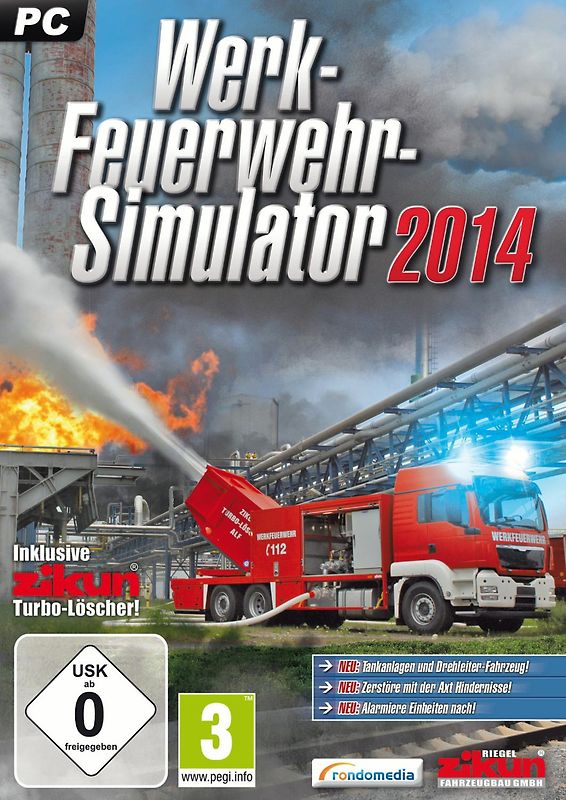 Werk-Feuerwehr-Simulator 2014 PC Spiele