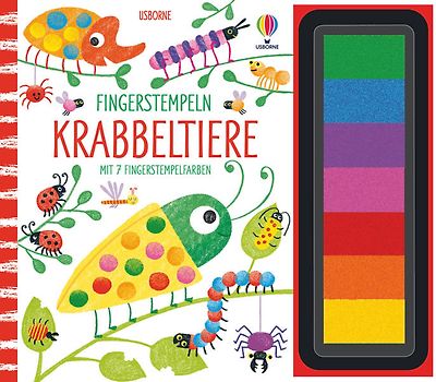 Fingerstempeln: Krabbeltiere