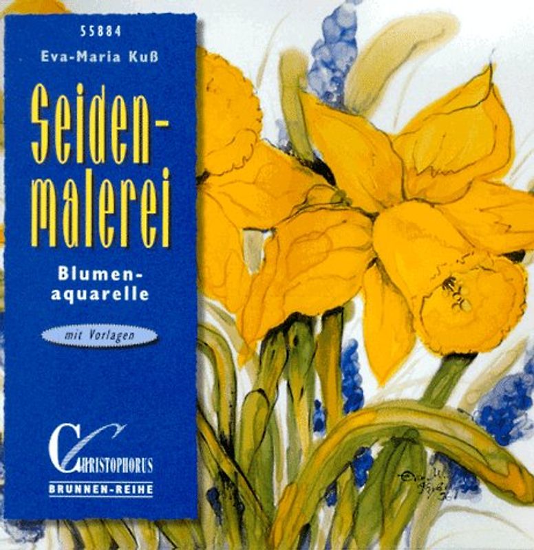 Seidenmalerei. Blumenaquarelle. Mit Vorlagen