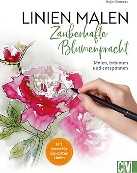 Linien malen – Zauberhafte Blumenpracht