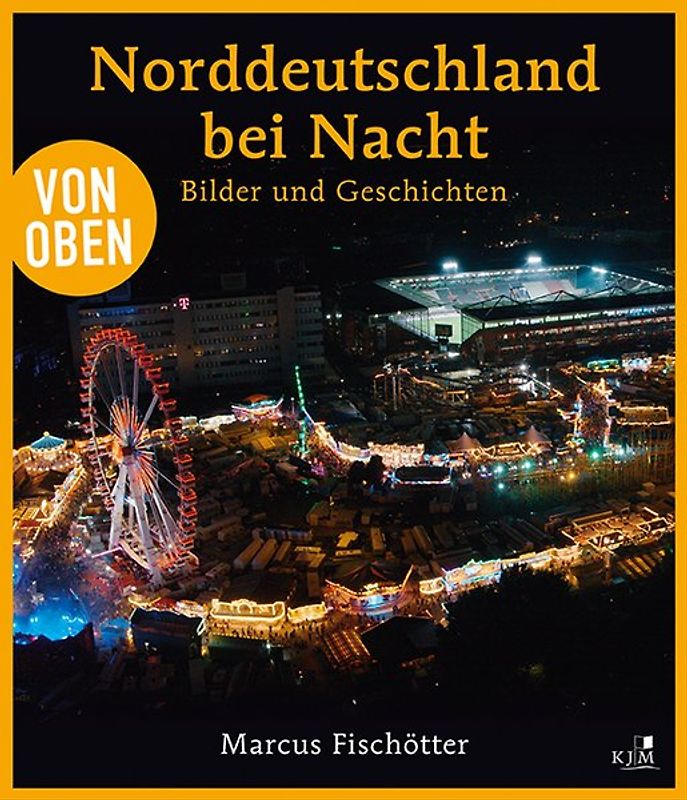 Von oben: Norddeutschland bei Nacht