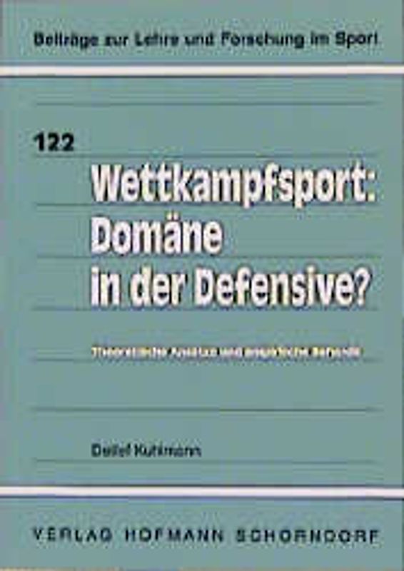 Wettkampfsport: Domäne in der Offensive?