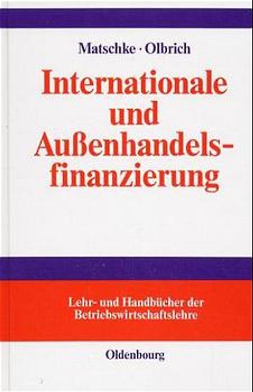 Internationale und Außenhandelsfinanzierung