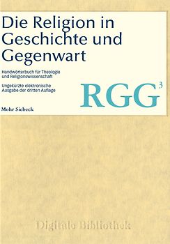 Digitale Bibliothek 12: RGG - Die Religion in Geschichte und Gegenwart MacOS
