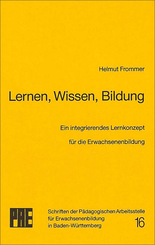 Lernen, Wissen, Bildung