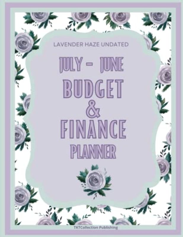 Lavender Haze Budget and Finance Planner.: Financial Year (June-July) Undated.
