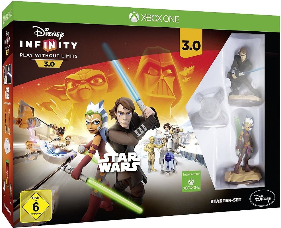 Disney Infinity 3.0 [Starter-Set inkl. 2 Figuren, Base, Playset Stein] Bundleversion