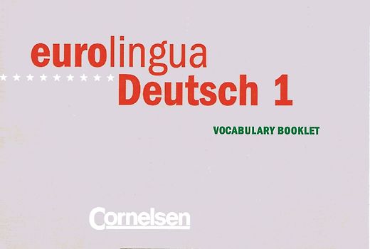 eurolingua. Deutsch als Fremdsprache / Band 1 - Deutsch-Englisch