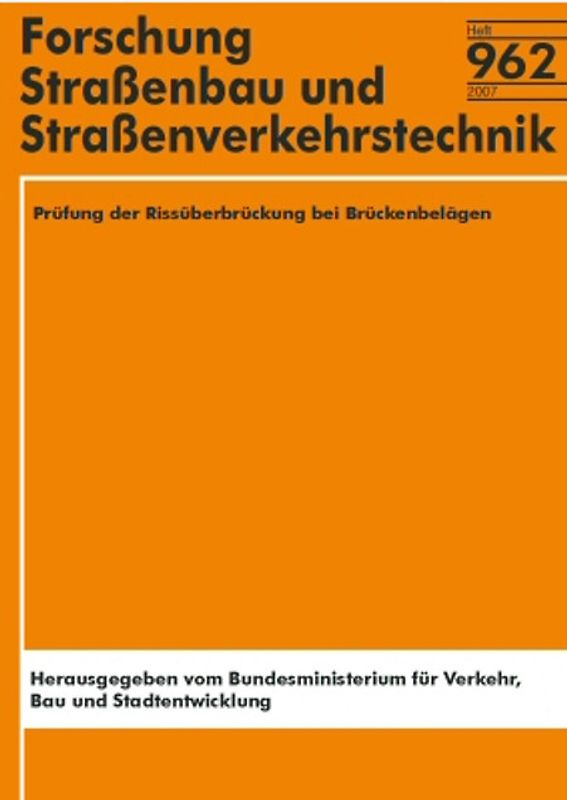 Prüfung der Rissüberbrückung bei Brückenbelägen