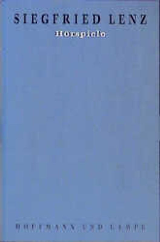 Werkausgabe in Einzelbänden / Hörspiele