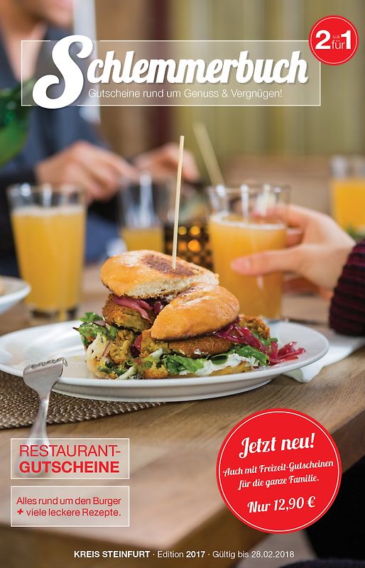 Gutscheinbuch Schlemmerbuch Kreis Steinfurt