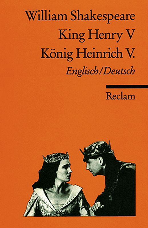 King Henry V / König Heinrich V.. Englisch/Deutsch