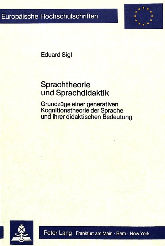 Sprachtheorie und Sprachdidaktik