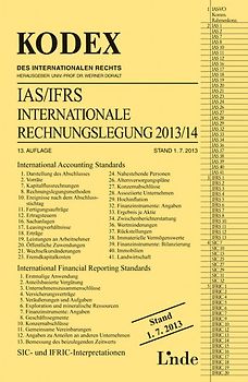 KODEX Internationale Rechnungslegung IAS/IFRS 2013/14