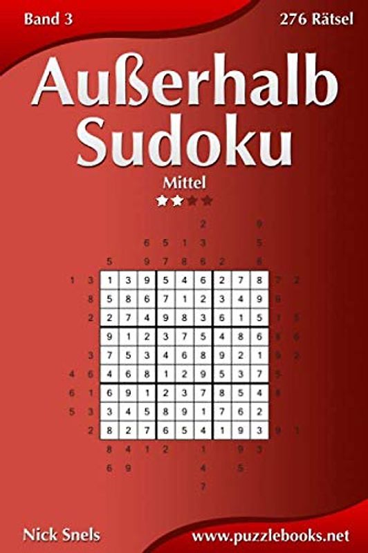 Außerhalb-Sudoku - Mittel - Band 3 - 276 Rätsel