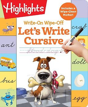 Write-On Wipe-Off: Let's Write Cursive