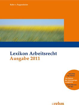 Lexikon Arbeitsrecht 2011