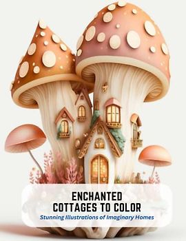 Enchanted Cottages to Color: Stunning Illustrations of Imaginary Homes