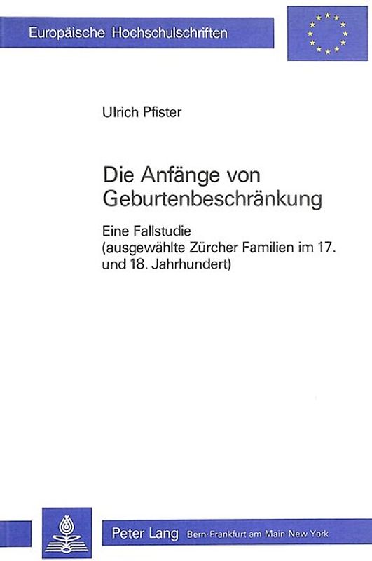 Die Anfänge von Geburtenbeschränkung