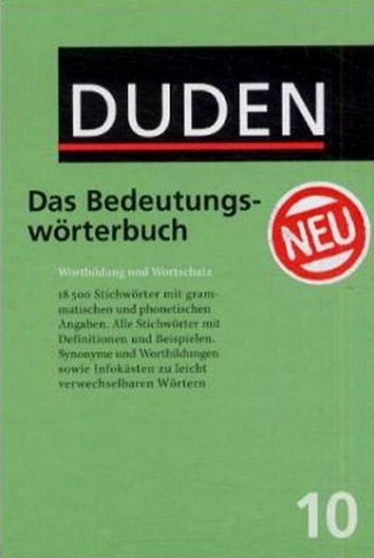 Das Bedeutungswörterbuch
