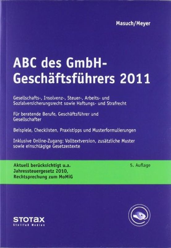 ABC des GmbH-Geschäftsführers 2011