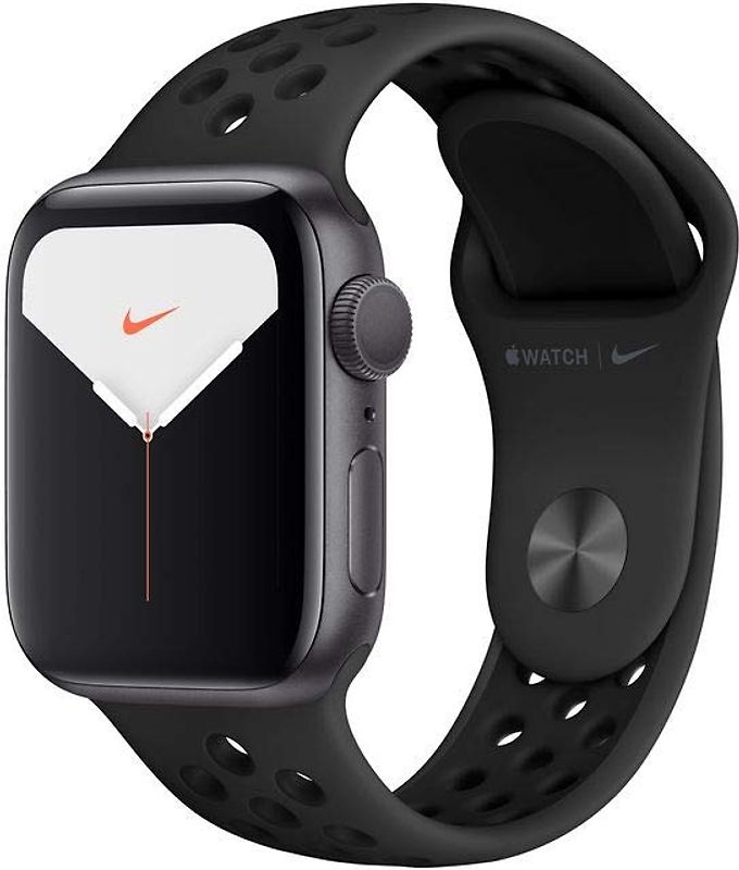 Apple Watch Nike Series 5 40 mm Cassa in Alluminio grigio siderale con Cinturino Nike Sport color antracite/nero [WiFi]