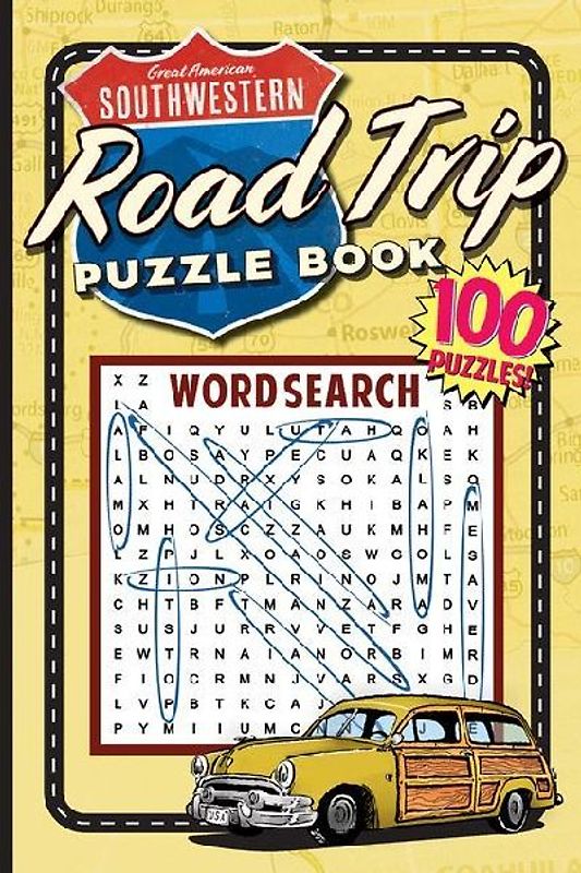Great American Southwestern Road Trip Puzzle Book