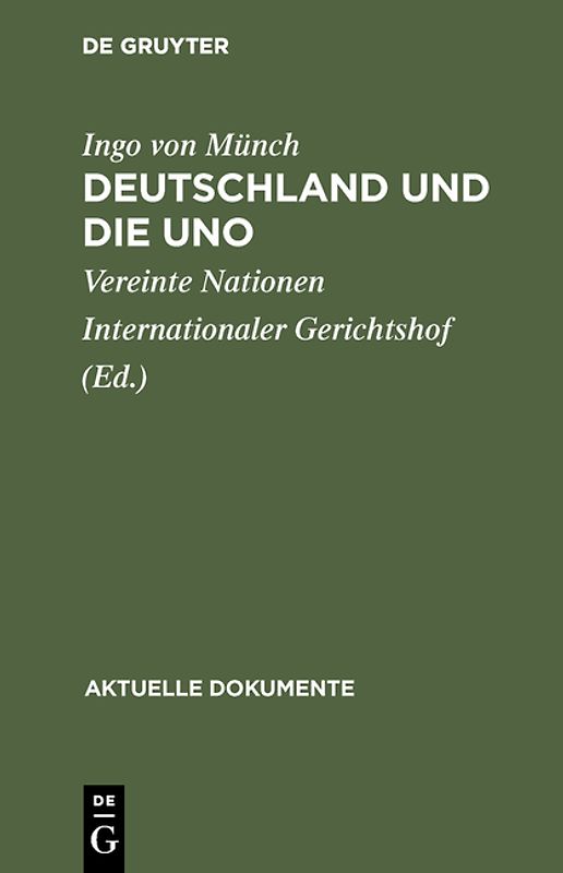 DEUTSCHLAND UND DIE UNO ADO