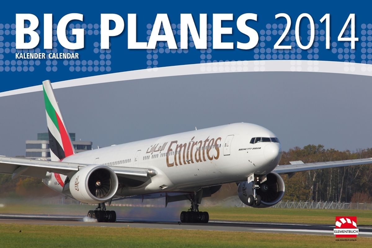 Big Planes & Airliners Kalender 2014