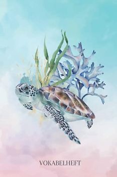 Vokabelheft: Vokabelheft Schildkröte, 60 Seiten mit je 2 Spalten, A5