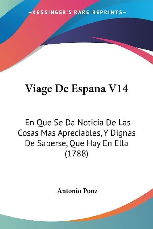 Viage De Espana V14